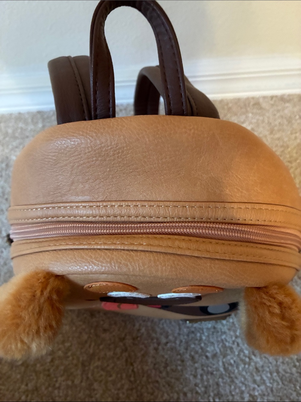 Loungefly Pixar Up Doug Dug Dog Mini Backpack Fake Fur Ears - Picture 7 of 10